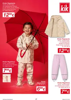 Kik Prospekt 	 ab 02.02.2026 gültig | Seite: 17 | Produkte: Regenjacke