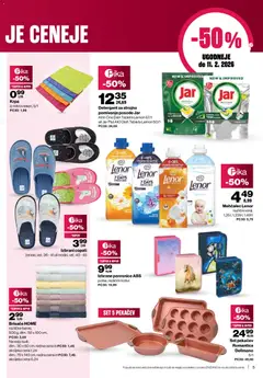 Mercator katalog akcije – veljaven od 05.02.2026 | Stran: 5 | Izdelki: Mehčalec, Detergent, Copati