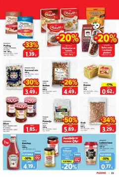 Katalog Plodine - Pregled kataloga iz trgovine Plodine, vrijedi od 11.02.2026 | Stranica: 33 | Proizvodi: Kava, Podravka, Feferoni, Orah