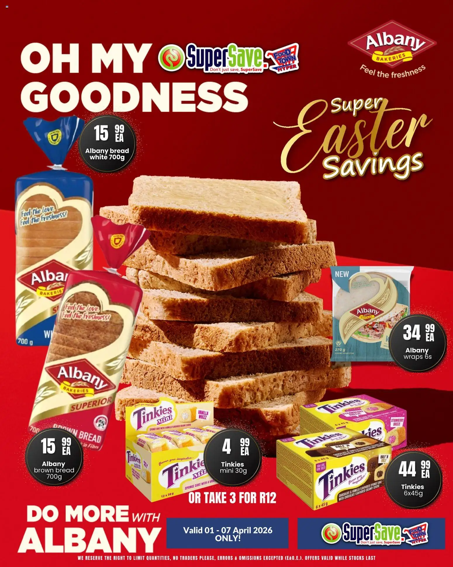 New Super Save catalogue – valid from 01.04.2026 | Page: 24 | Products: Cake, Bread, Chocolate