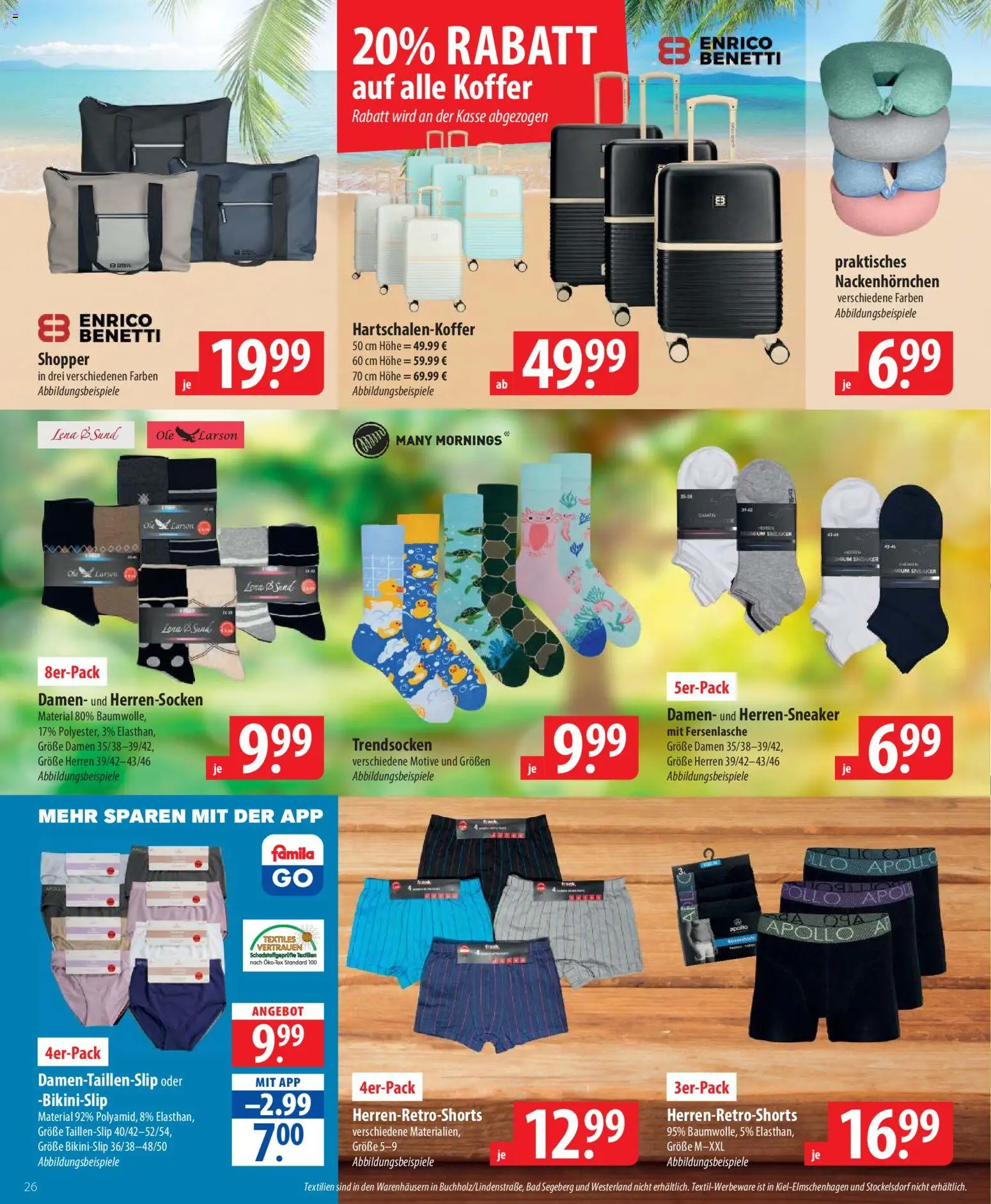 Famila Prospekt 	 – gültig ab 09.03.2026 | Seite: 26 | Produkte: Bad, Koffer