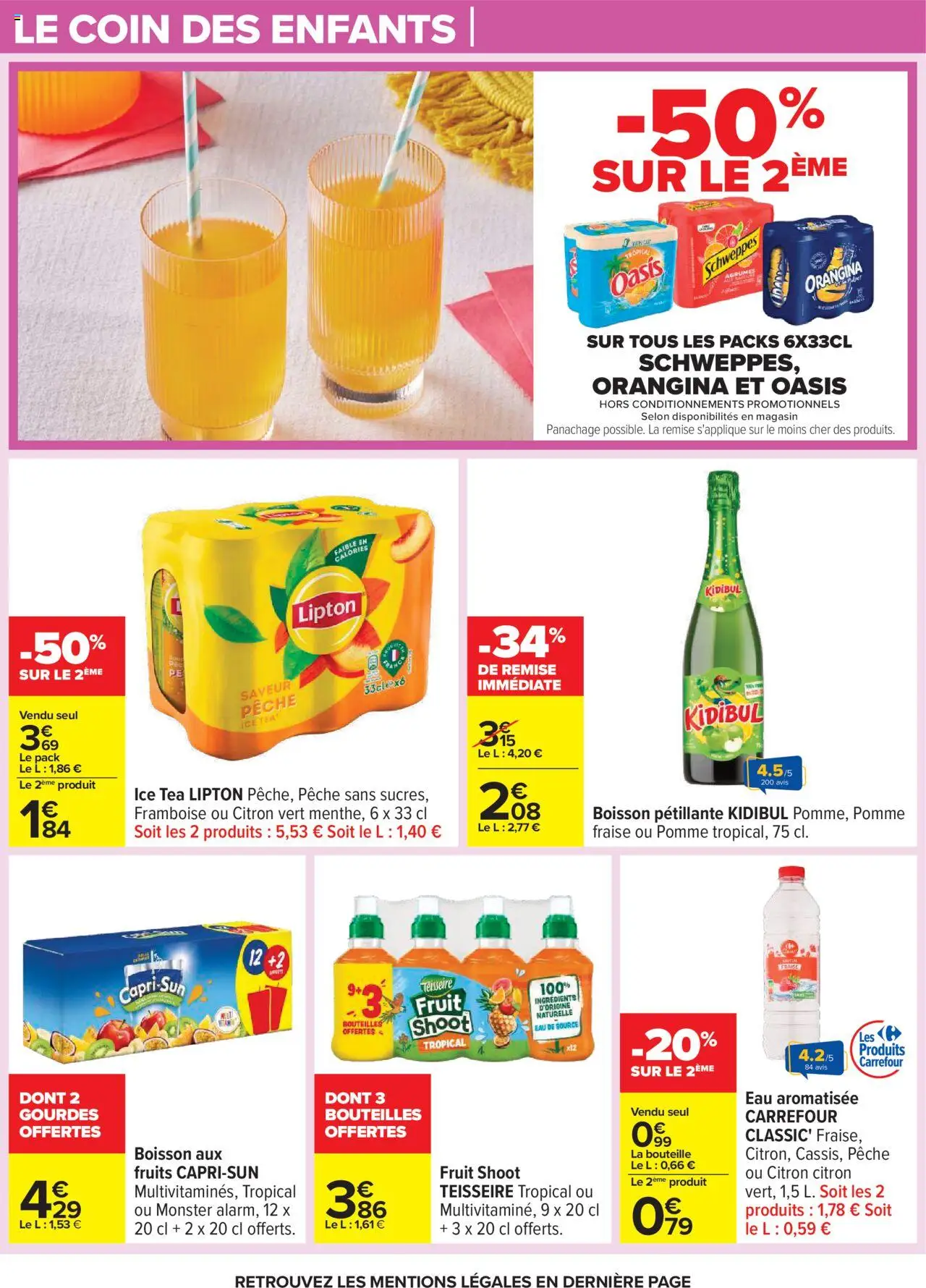 {H1} | Page: 51 | Produits: Citron, Citron vert, Kidibul, Eau de source