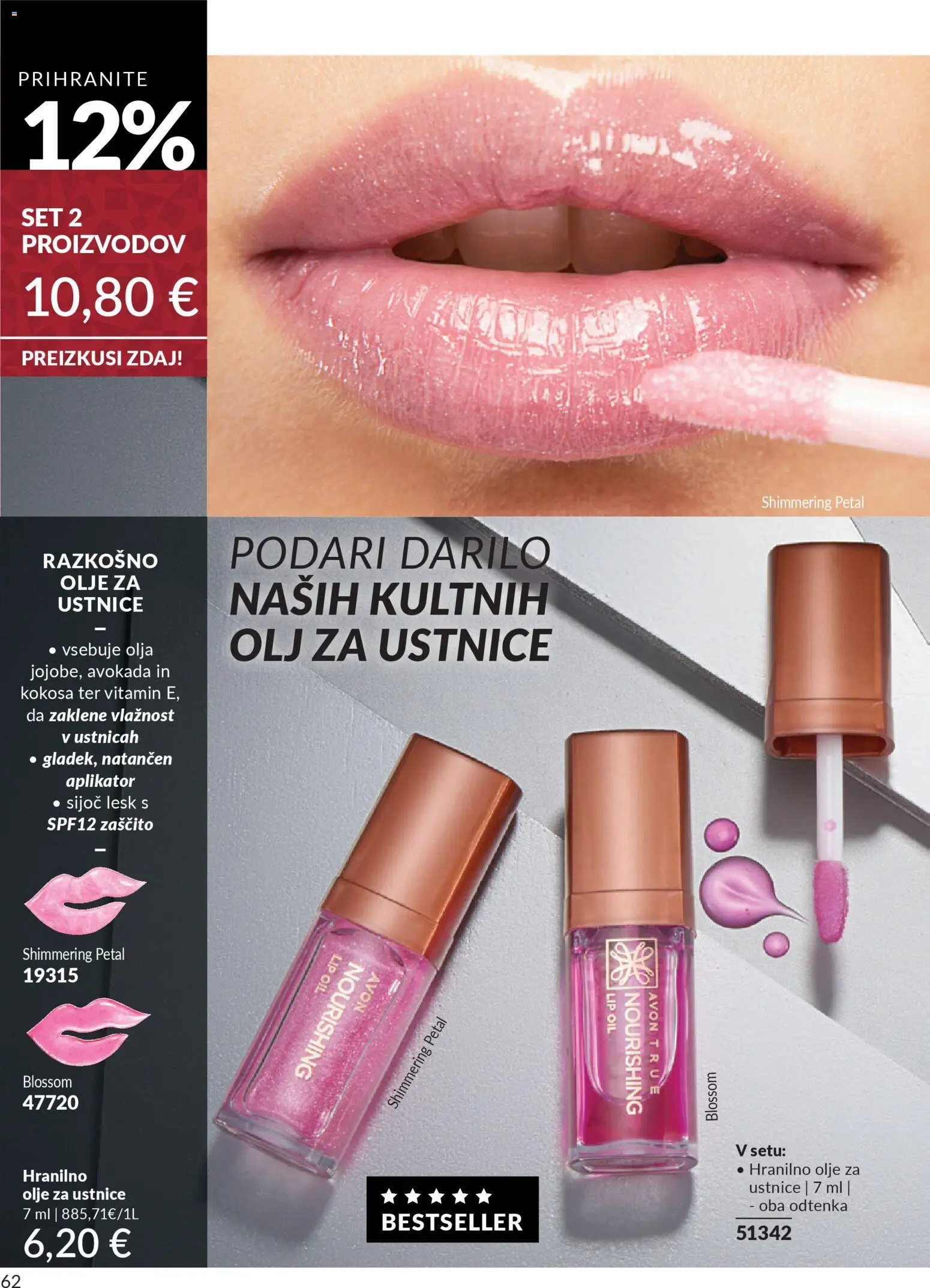 Novi Avon katalog ponudbe – veljaven od 01.10.2025 | Stran: 62 | Izdelki: Olje