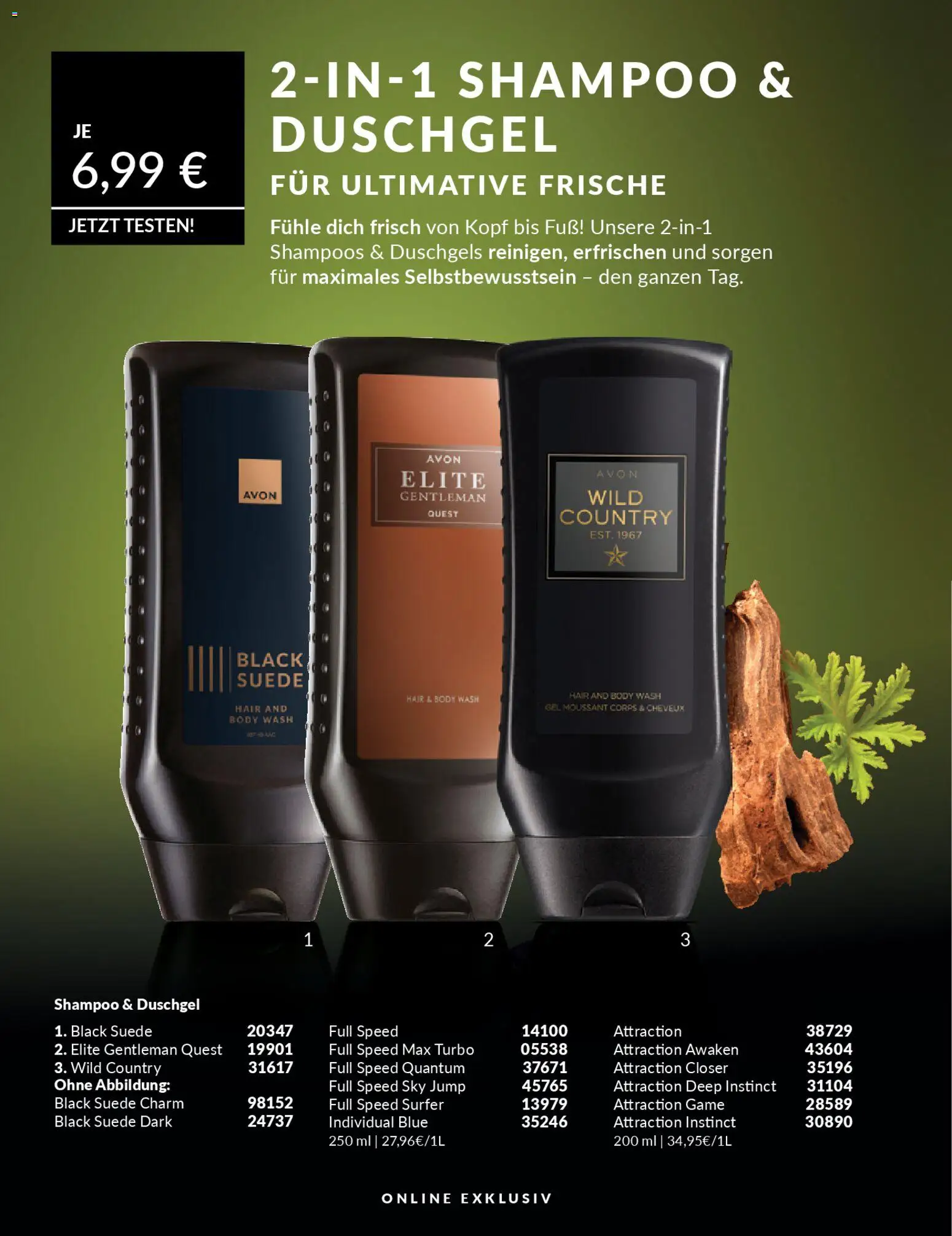 AVON Katalog März 2026 – gültig ab 01.03.2026 | Seite: 196 | Produkte: Shampoo, Duschgel