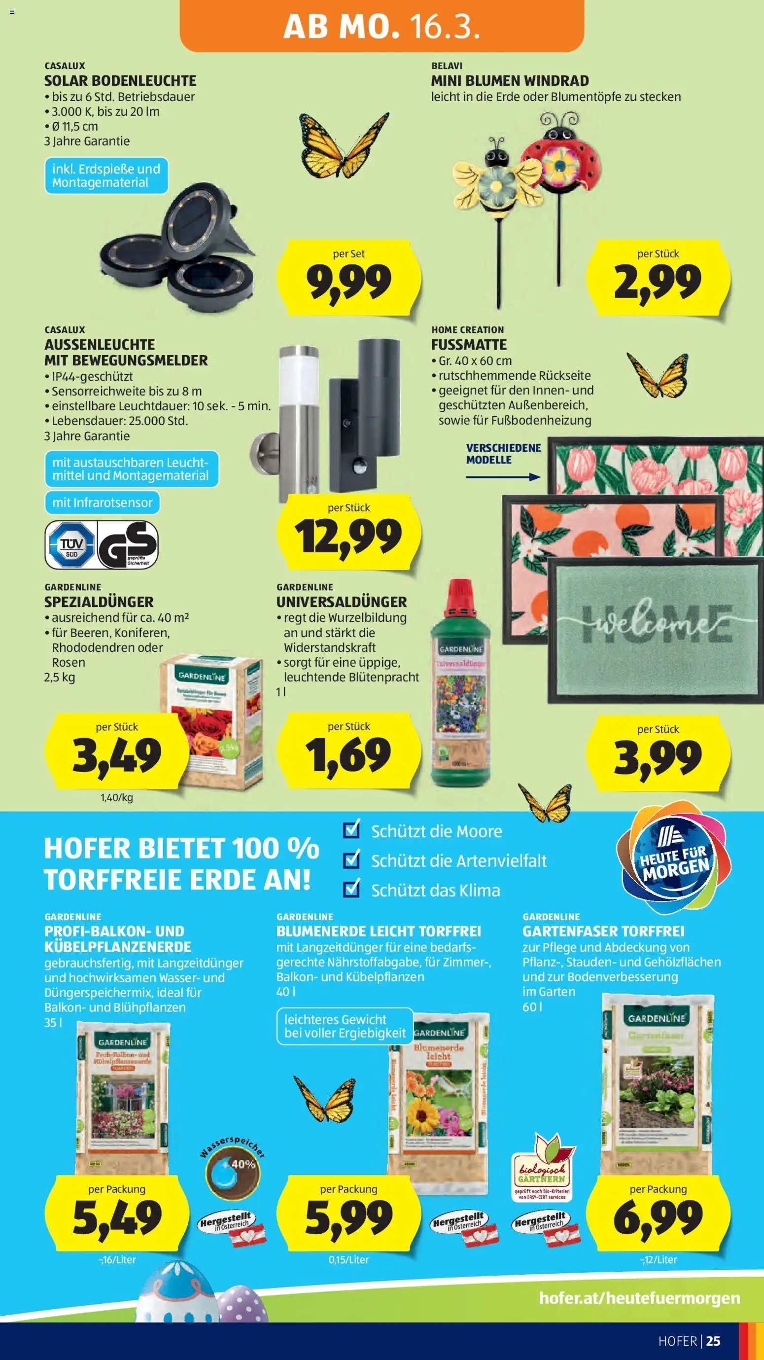 Hofer Flugblatt gültig ab 11.03.2026 | Seite: 32 | Produkte: Wasser, Gewicht
