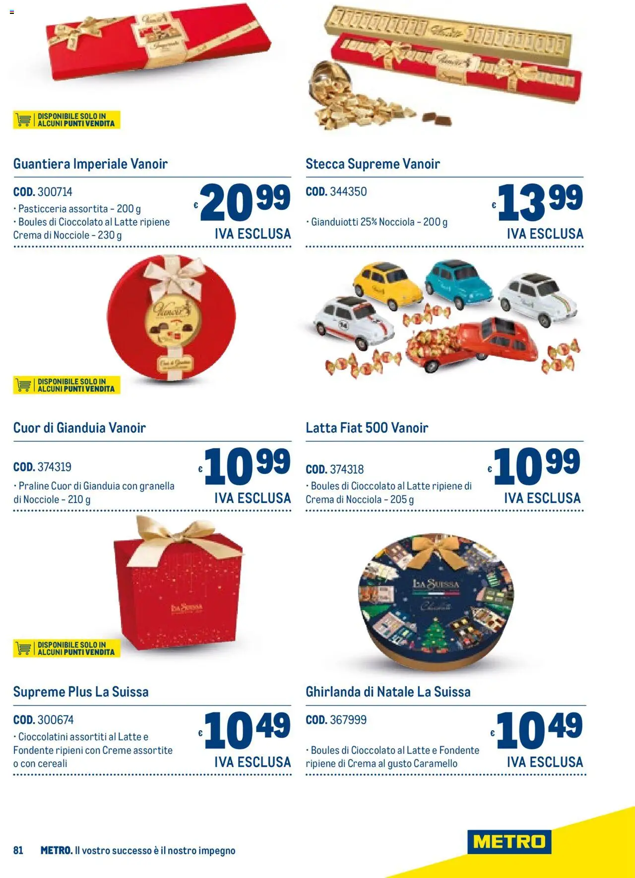 Volantino Metro del 06.11.2025 | Pagina: 81 | Prodotti: Crema, Cioccolato, Nocciole, Cioccolatini