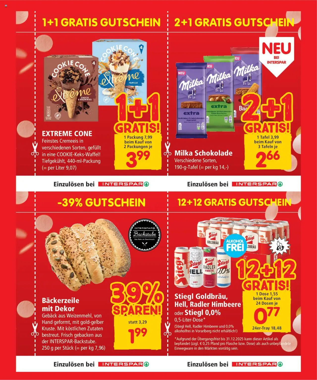 Interspar - Gutscheinheft 55 Jahre  gültig ab 31.07.2025 | Seite: 7 | Produkte: Himbeere, Schokolade