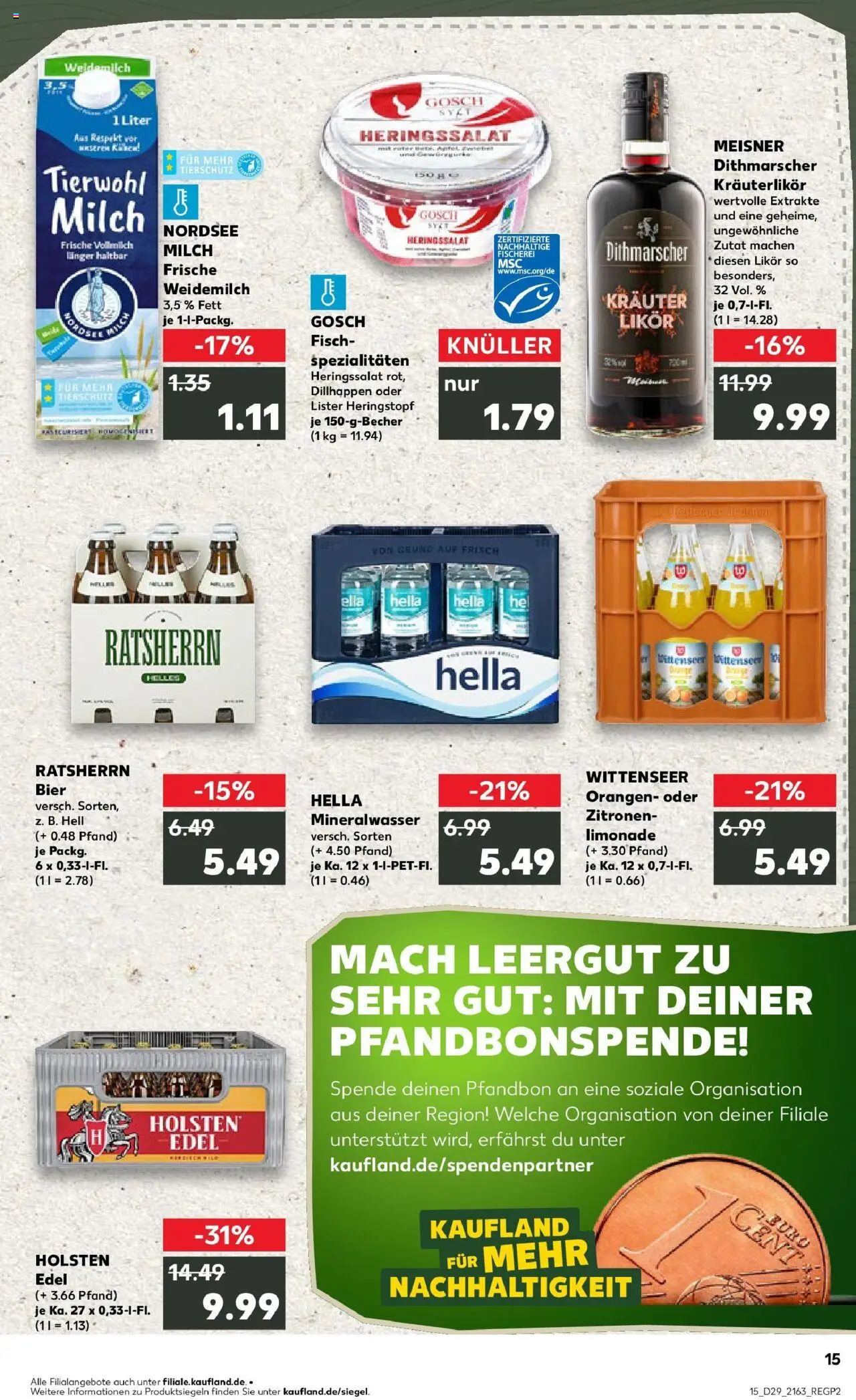 Kaufland prospekt Itzehoe	 - gültig ab dem 21.07.2025 | Seite: 28 | Produkte: Likör, Holsten edel, Orangen, Limonade