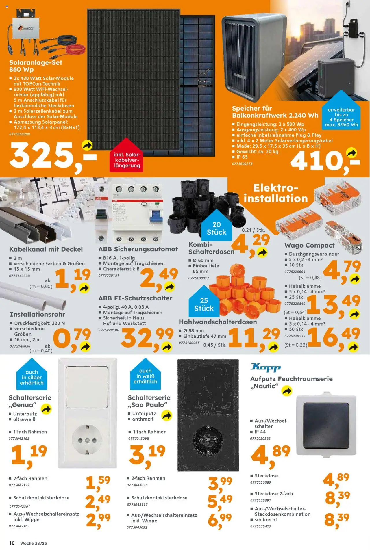 Globus Baumarkt Prospekt 	 – gültig ab 15.09.2025 | Seite: 10 | Produkte: Gewicht, Steckdose