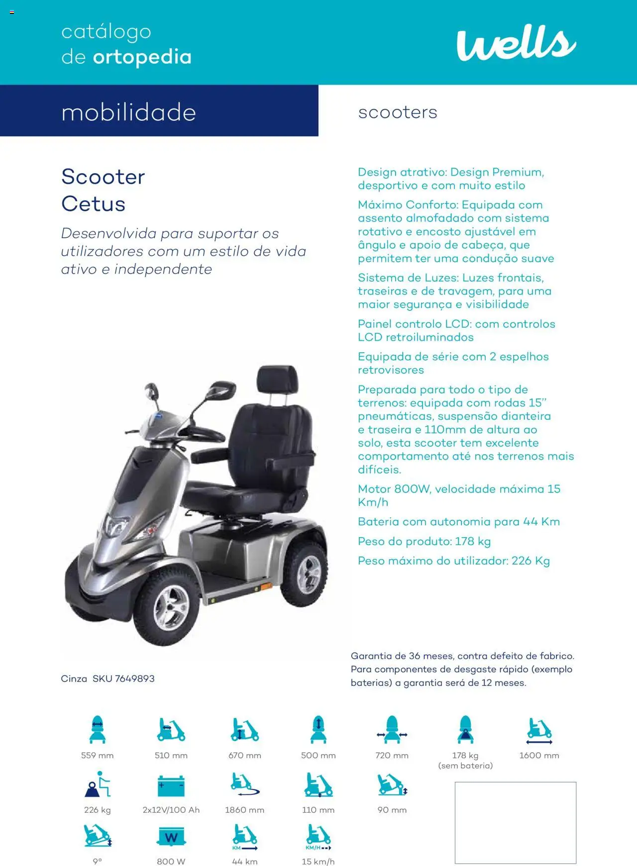 Well’s Catálogo de Ortopedia │ válido de 12.02.2024 | Página: 48 | Produtos: Suspensão, Bateria