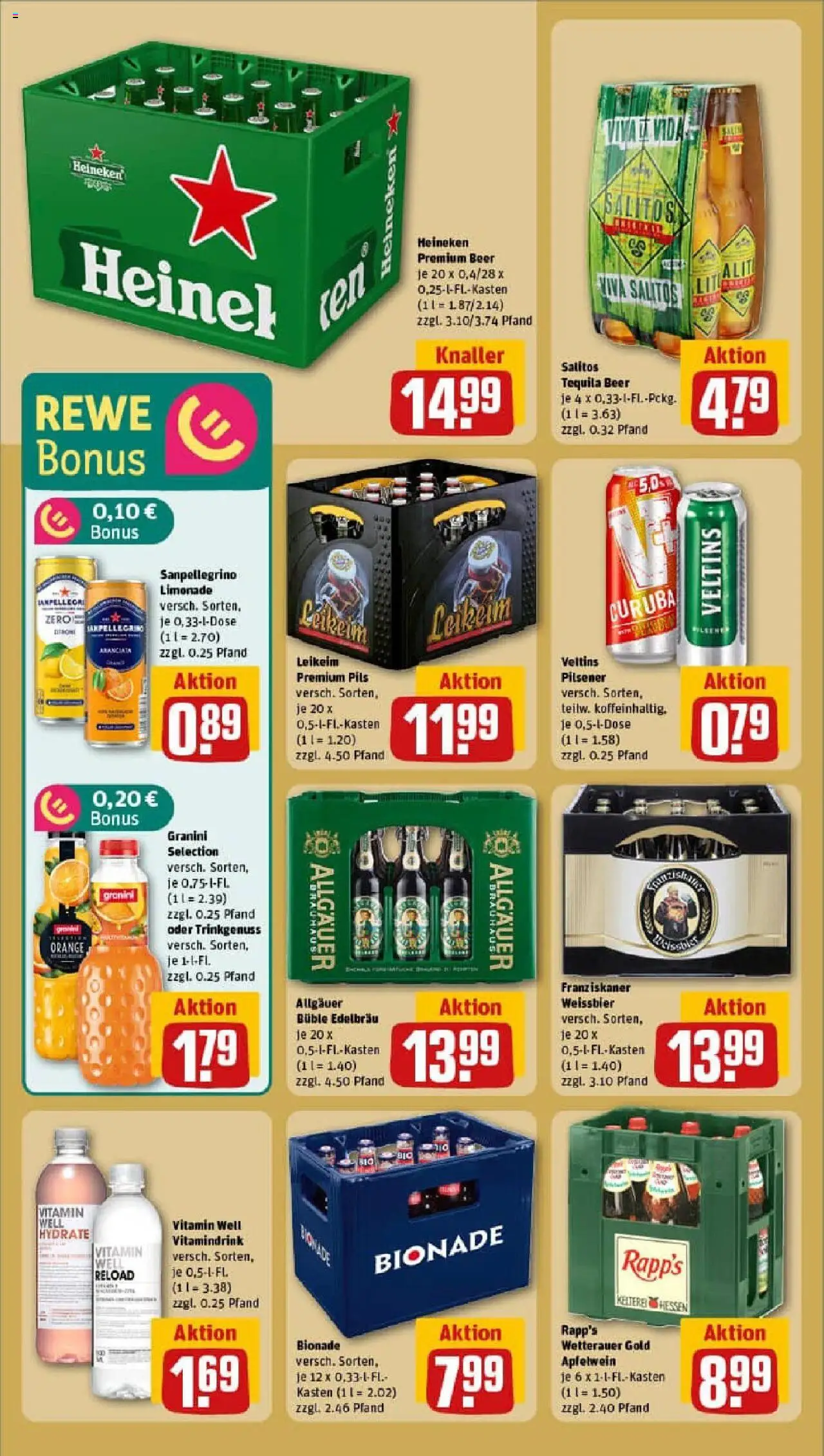 Rewe prospekt Frankenberg (Eder)	 - gültig ab dem 29.06.2025 | Seite: 18 | Produkte: Pils, Limonade, Heineken, Granini