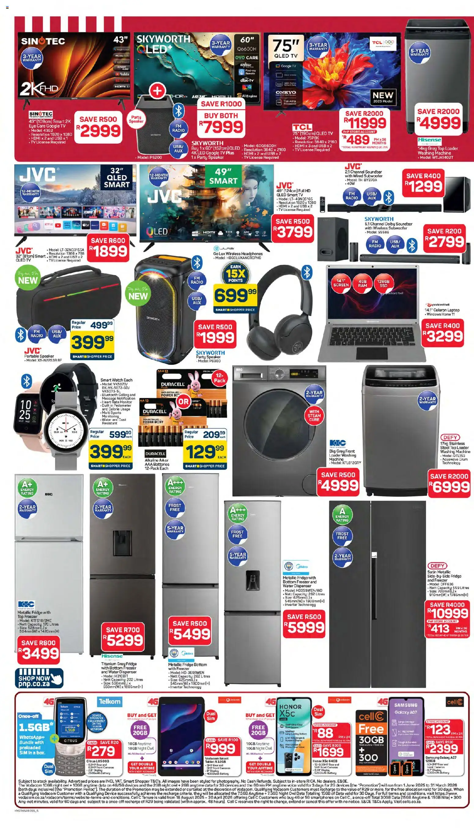 New Pick n Pay catalogue – valid from 24.04.2026 | Page: 6 | Products: Cover, Tablet, Speaker, Peach