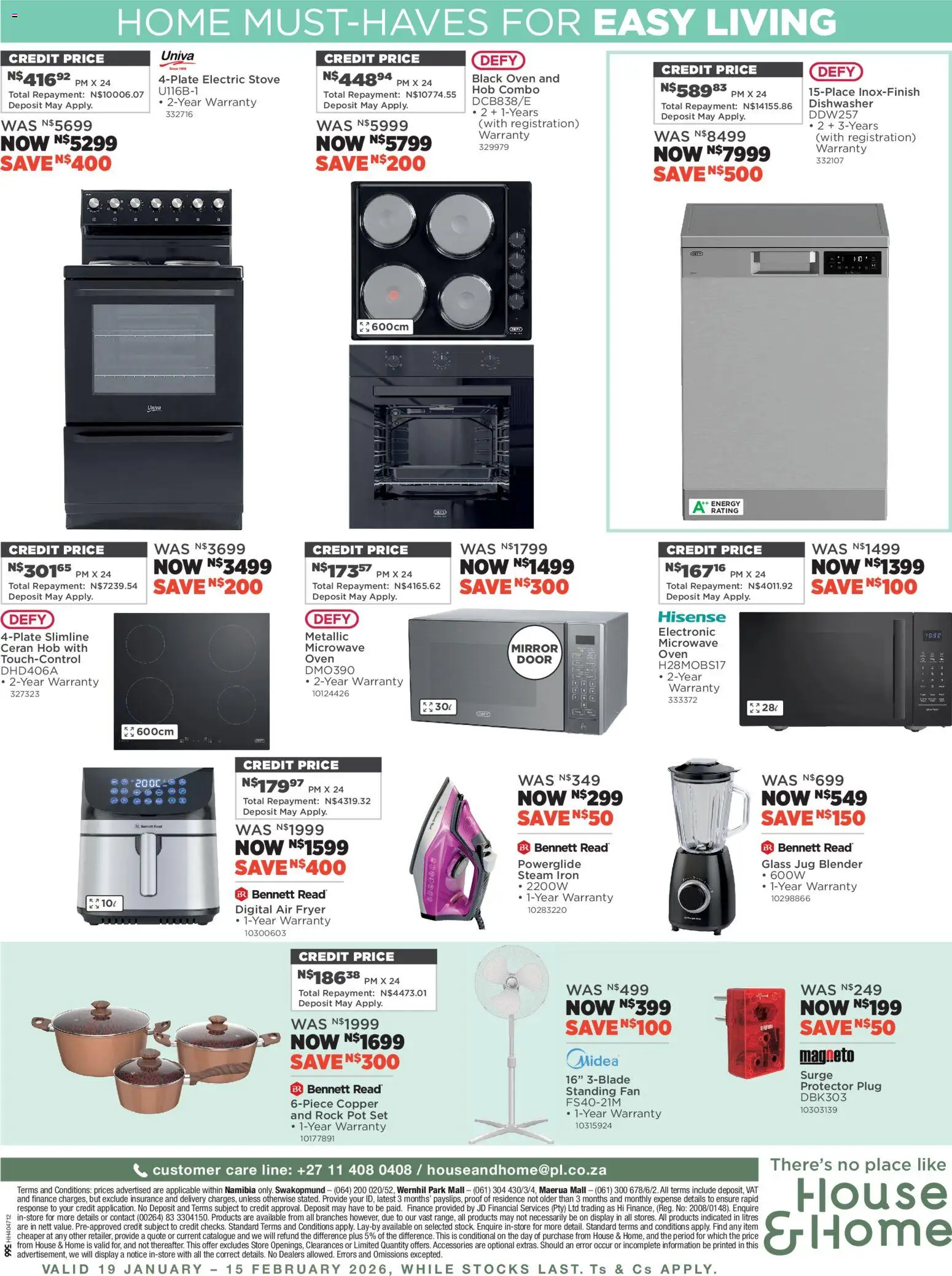 New House and Home catalogue – valid from 19.01.2026 | Page: 8 | Products: Dishwasher, Mirror, Microwave, Blender