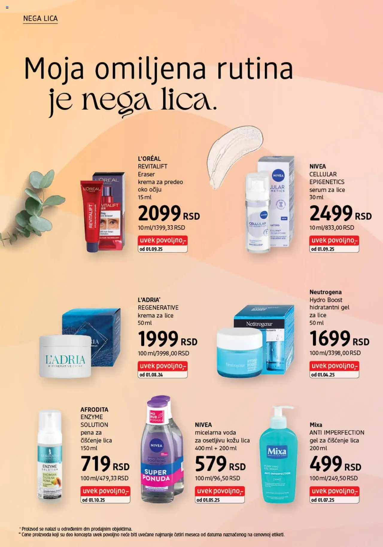 DM Drogerie katalog - važi od 01.10.2025 | Strana: 4 | Proizvode: Mixa, Nivea, Krema, Micelarna voda