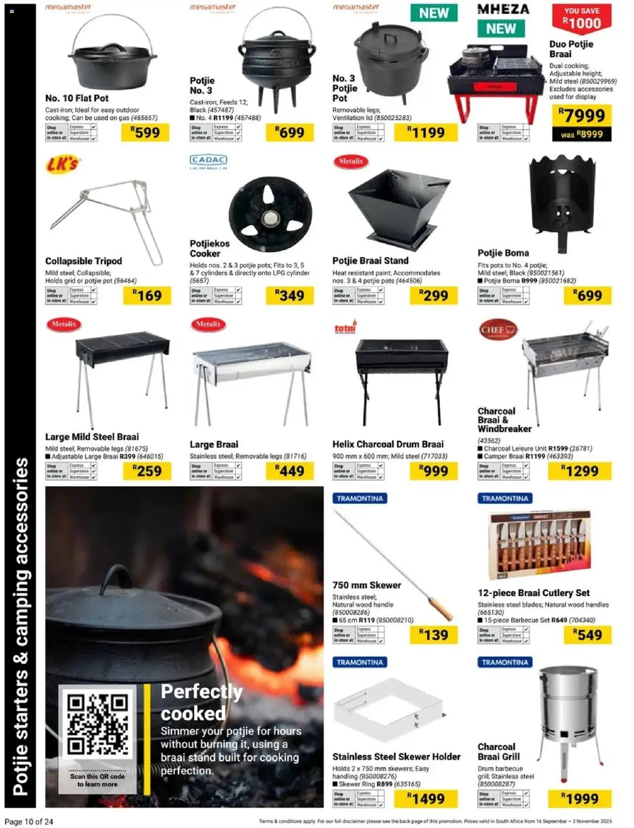 New Builders catalogue – valid from 16.09.2025 | Page: 10 | Products: Grill, Cooker, Pots