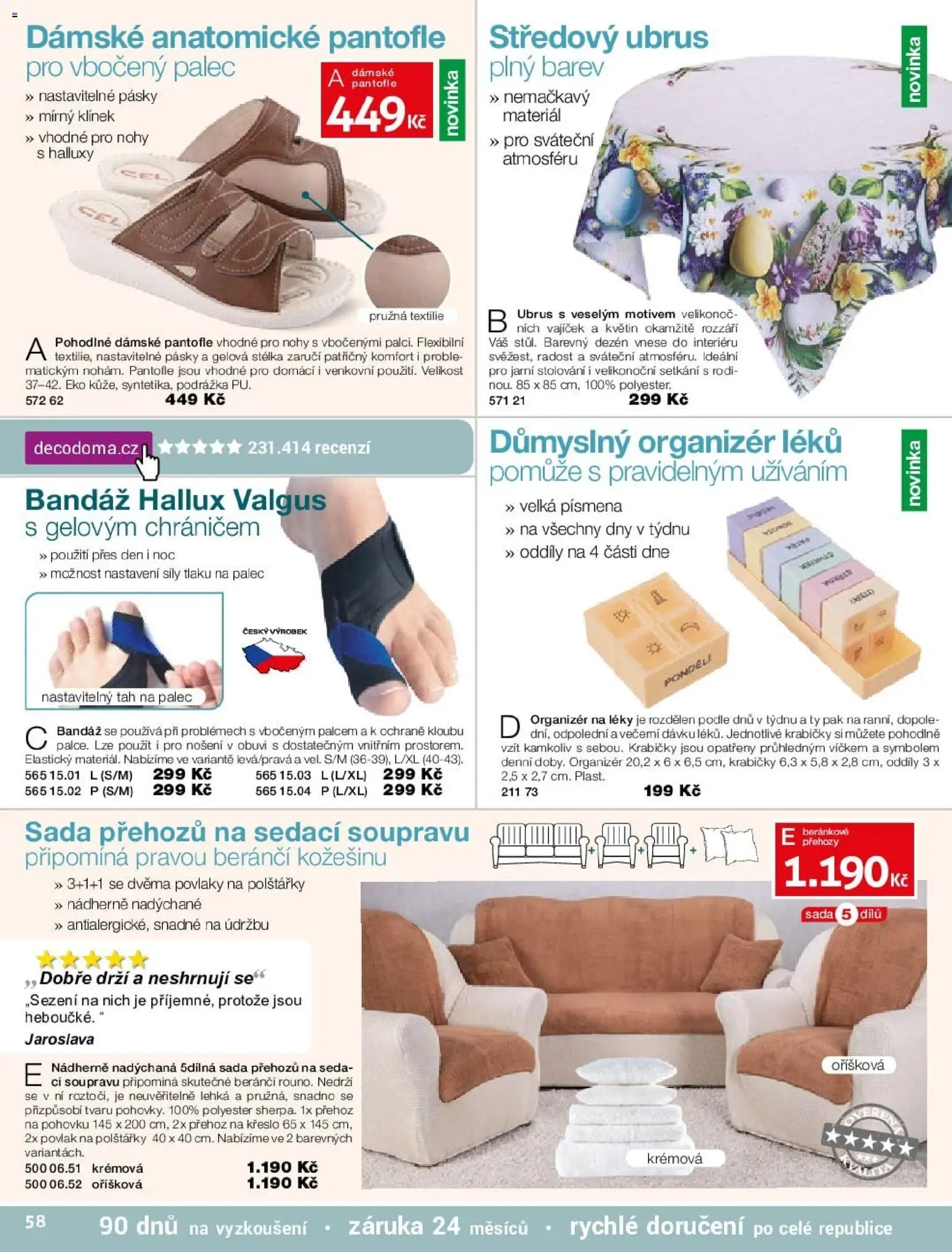 Decodoma katalog od 16.02.2026 | Strana: 58 | Produkty: Polštářky, Přehoz, Krabičky, Křeslo