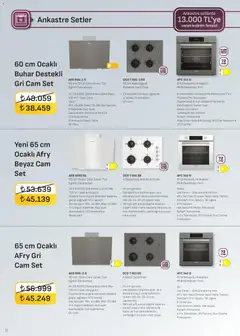 16.03.2026 tarihinden itibaren geçerli olan Arçelik kataloğu önizlemesi | Sayfa: 11 | Ürünler: Davlumbaz, Saat, Ses, Fırın