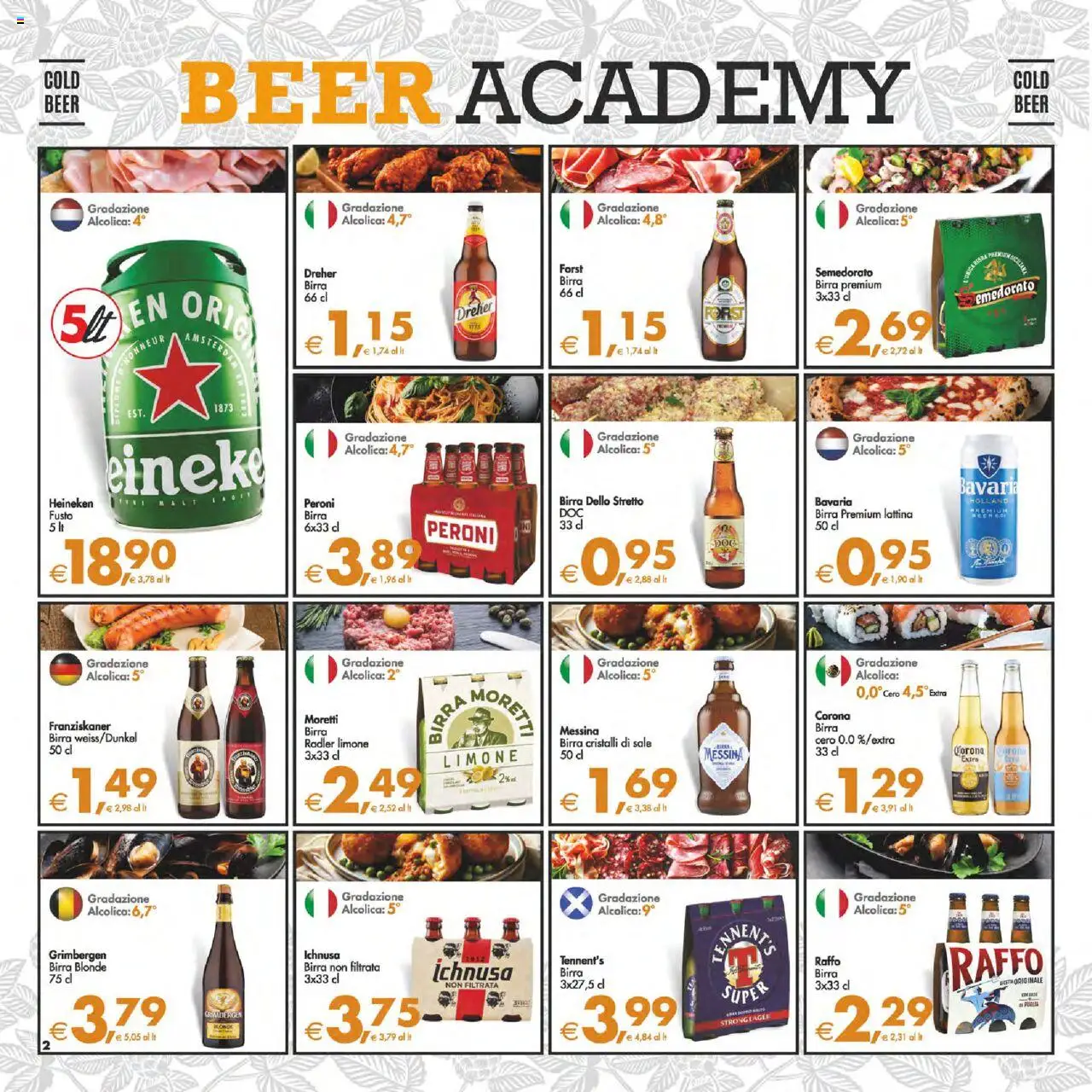 Volantino Decò del 12.08.2025 | Pagina: 2 | Prodotti: Birra, Sale, Limone, Heineken