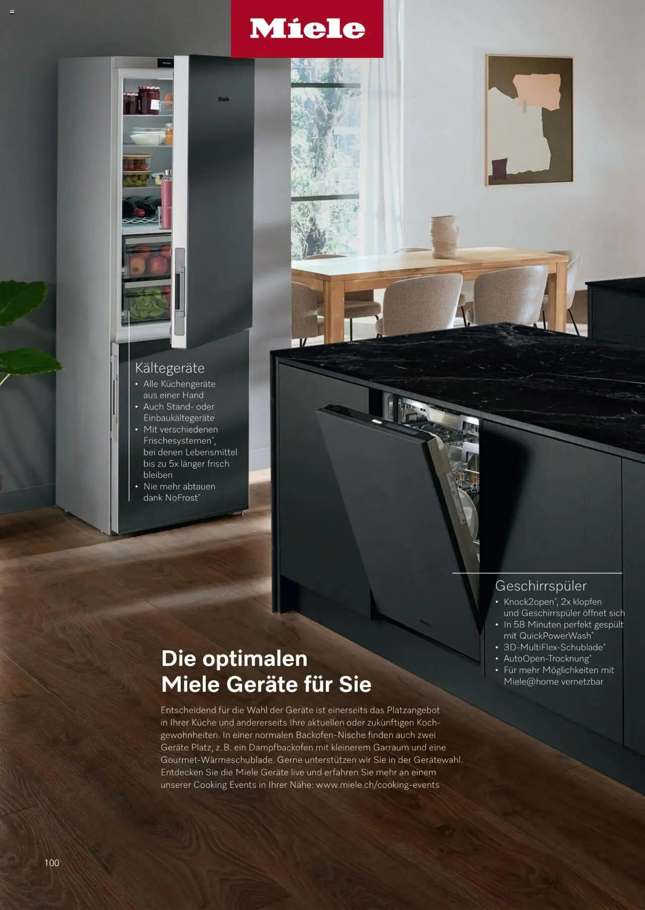 Fust Küchenmagazin ab 04.03.2025 | Seite: 100 | Produkte: Geschirrspüler, Miele