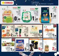 Anteprima del volantino KIWI DULCIS SAPORI&IDEE CONAD, PERCORSO QUALITÀ Filiera Controllata prodotto italiano Categoria I conf. da 330 g valido a partire dal 27.12.2025 | Pagina: 5 | Prodotti: Mele, Pomodoro, Funghi, Pistacchi