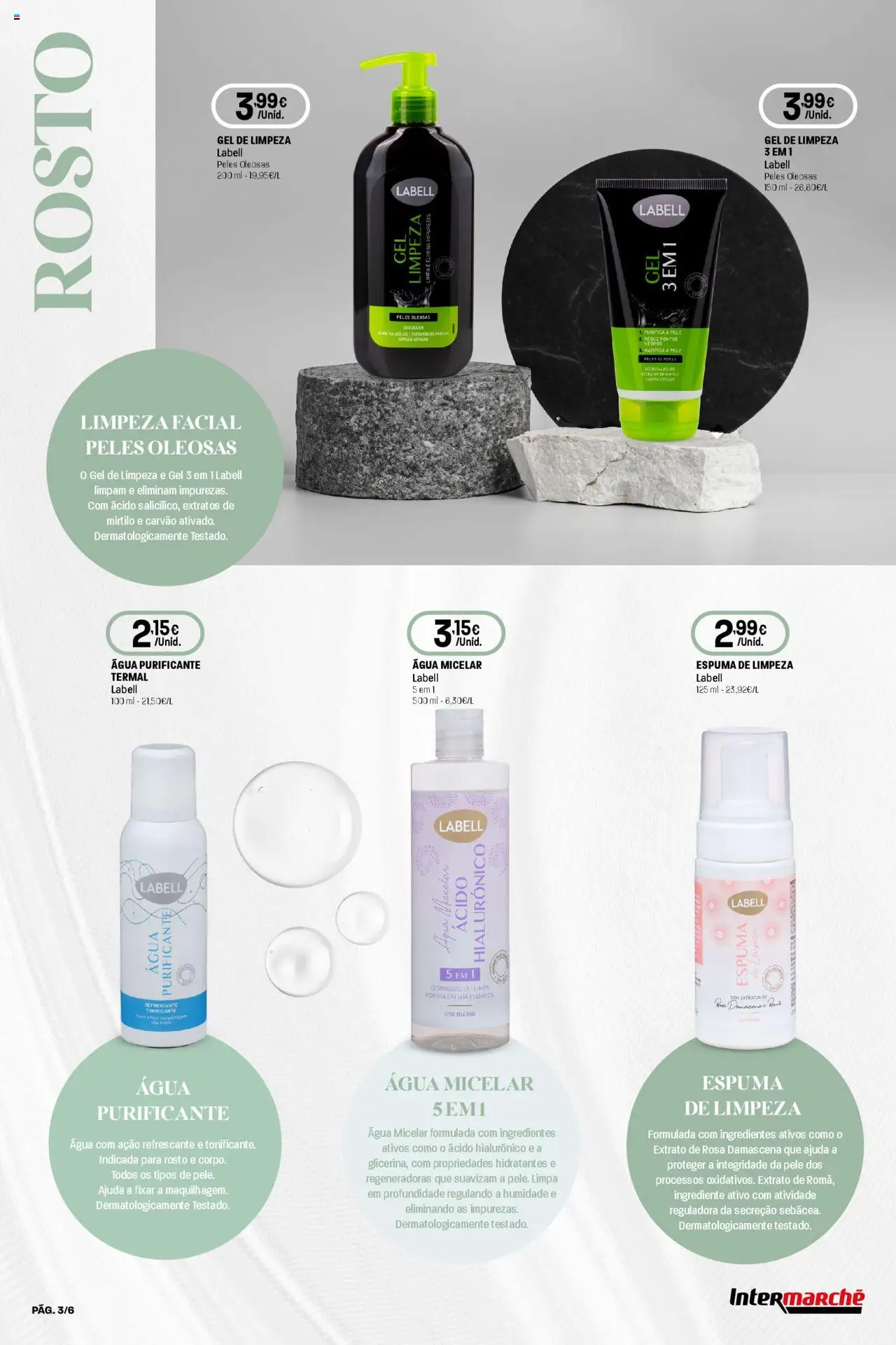 Intermarché Folheto Mini │ válido de 07.08.2025 | Página: 3 | Produtos: Agua, Água micelar, Gel de limpeza