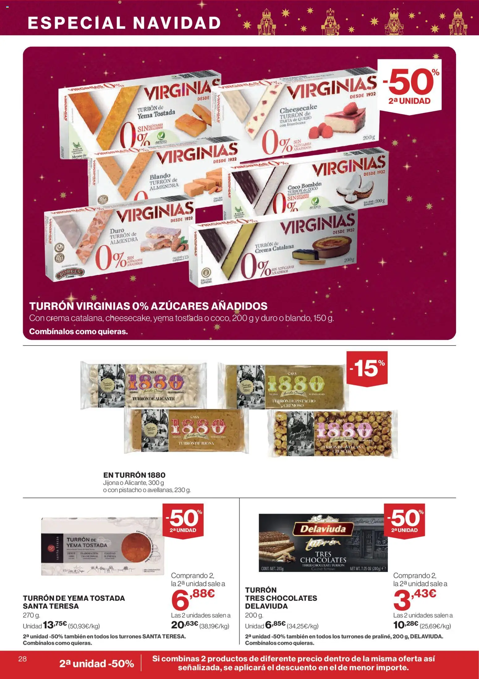 El Corte Inglés ofertas │ válido desde el 04.12.2025 | Página: 28 | Productos: Queso, Chocolate, Τυρόπιτα, Crema