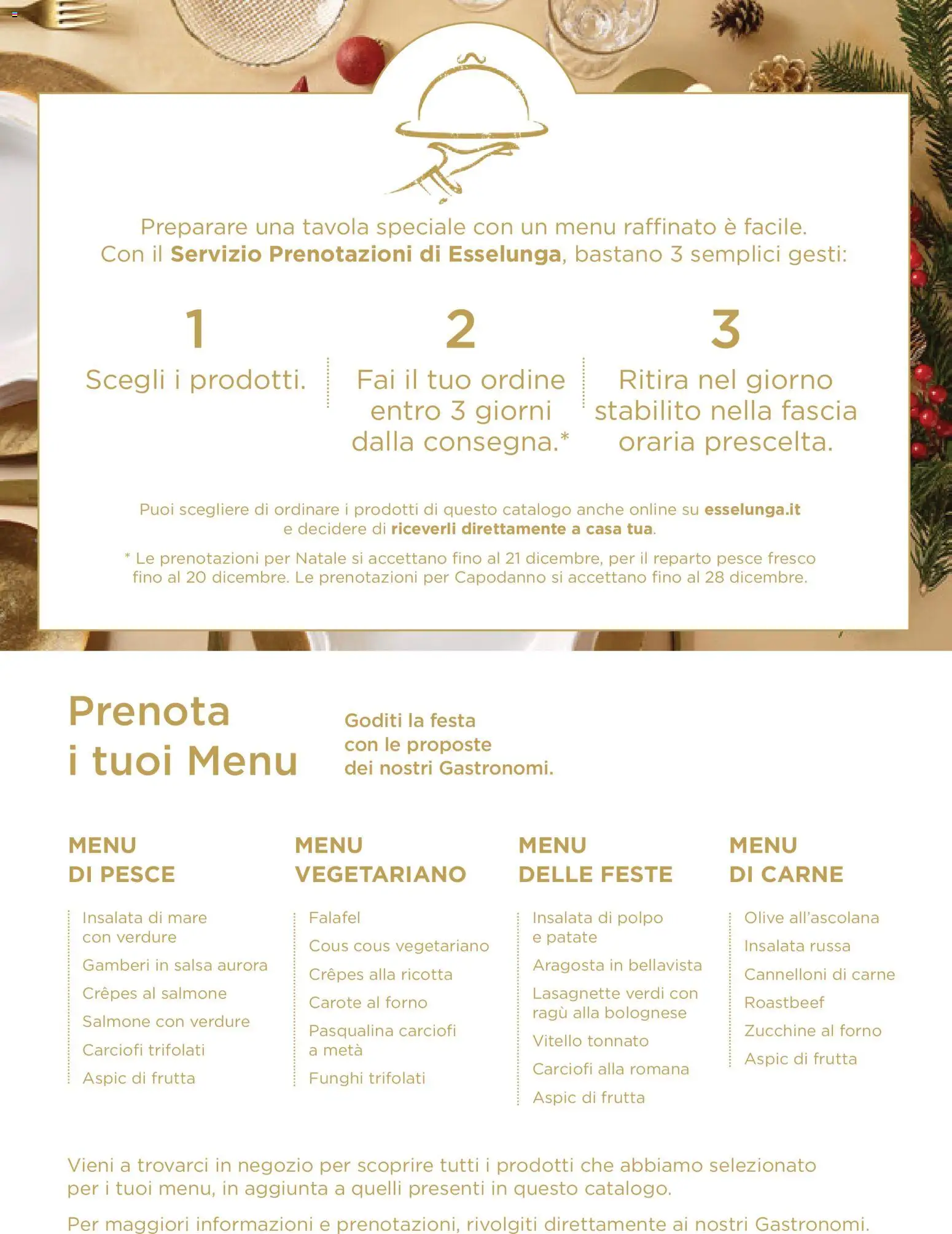 Volantino Esselunga S del 01.12.2025 | Pagina: 2 | Prodotti: Pesce, Polpo, Salsa, Cous cous