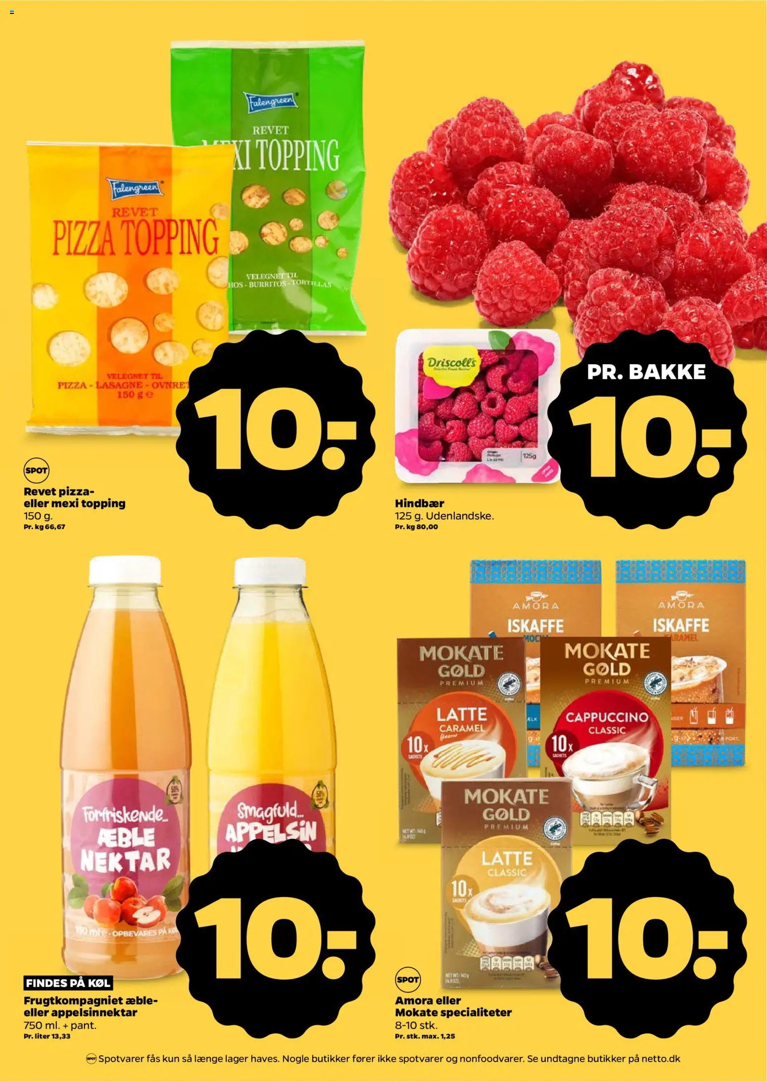 Netto tilbudsavis – gyldig fra 25.04.2026 | Side: 3 | Produkter: Pizza, Hindbær, Carpete