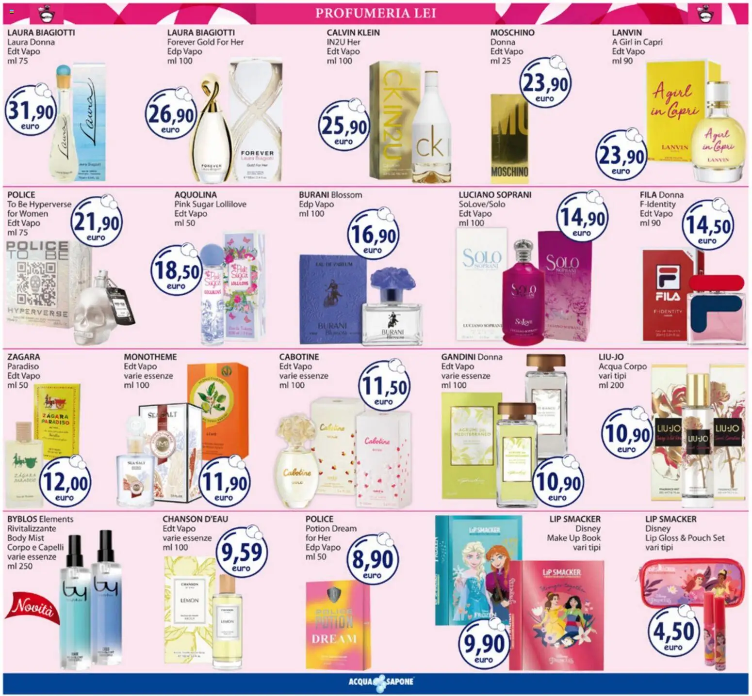 Volantino Acqua e Sapone del 07.04.2026 | Pagina: 2 | Prodotti: Sapone, Acqua, Agrumi, Lime