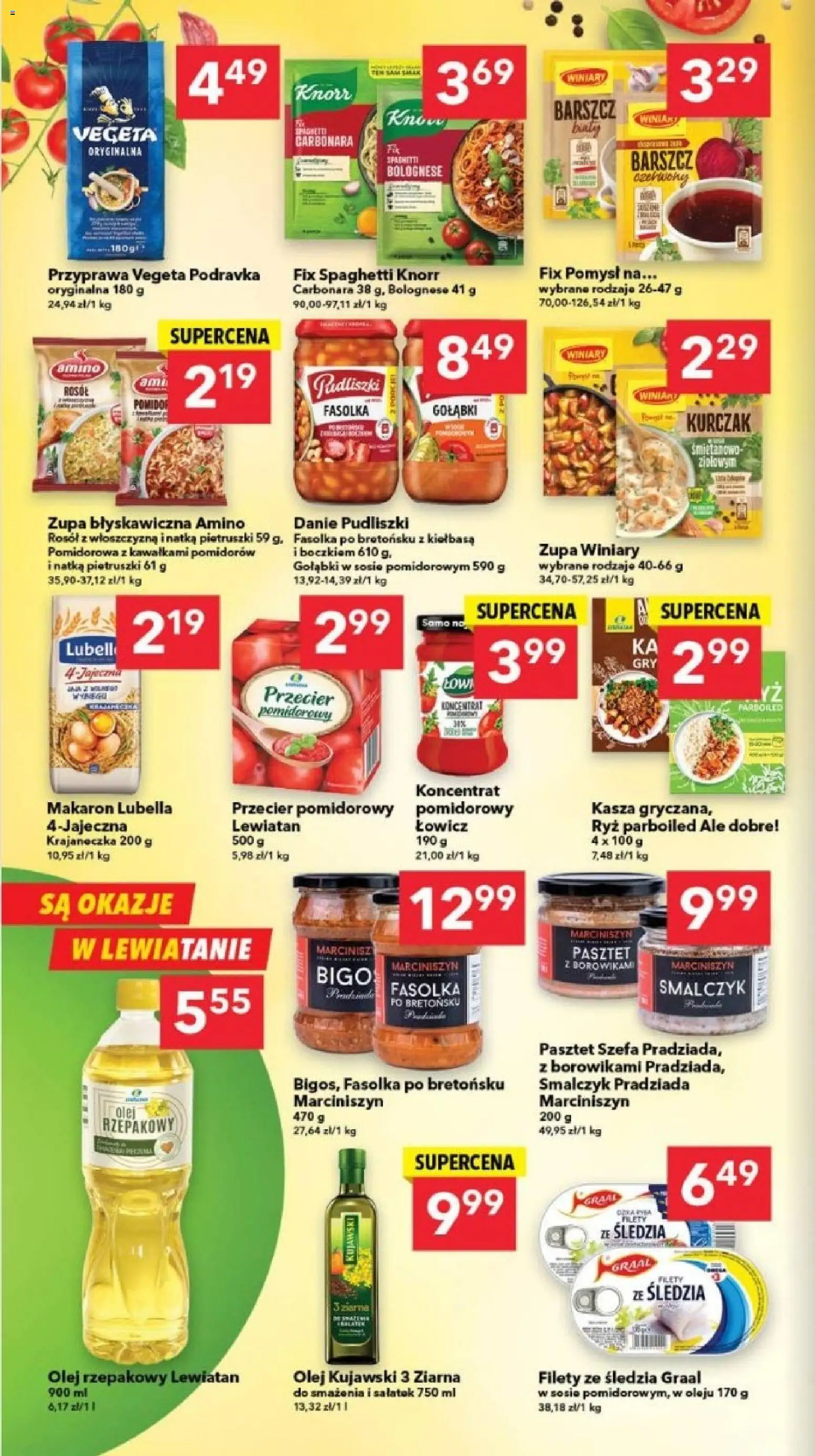 Lewiatan gazetka - Gdańsk od 06.11.2025 | Strona: 4 | Produkty: Kiełbasa, Olej rzepakowy, Kasza, Ryż