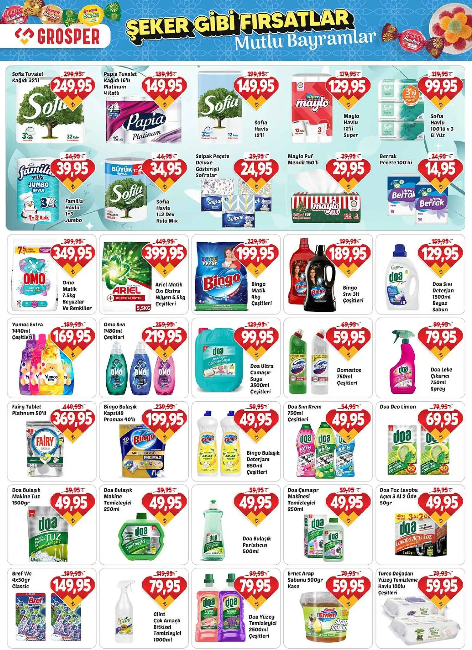 Grosper Katalog - 13.03.2026 tarihinden itibaren geçerlidir | Sayfa: 15 | Ürünler: Pudra, Şeker, Tuz, Limon