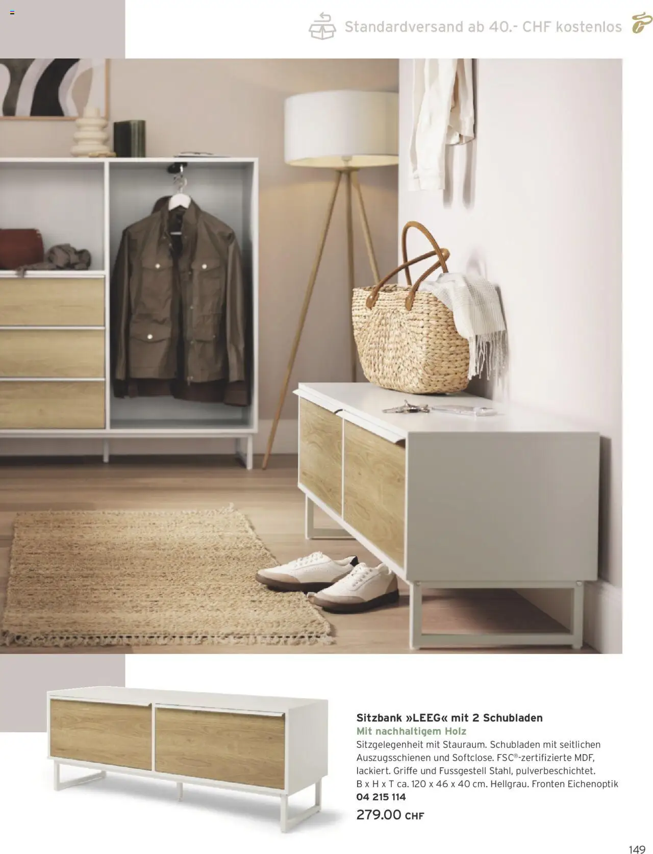 Tchibo Aktionen – gültig ab 10.10.2025 | Seite: 149 | Produkte: Sitzbank