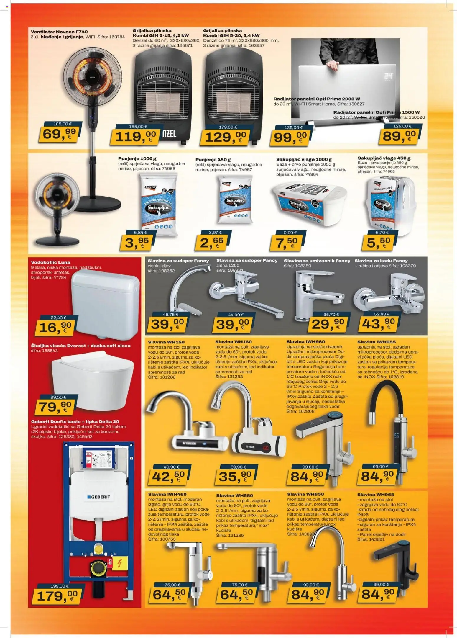 Vinkoprom katalog | vrijedi od 02.01.2026 | Stranica: 3 | Proizvodi: Stol, Umivaonik, Radijator, Vodokotlić