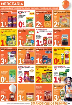 Pré-visualização E.Leclerc folheto Aniversário Caldas da Rainha válido de 30.10.2025 | Página: 17 | Produtos: Forno, Óleo, Creme, Milho