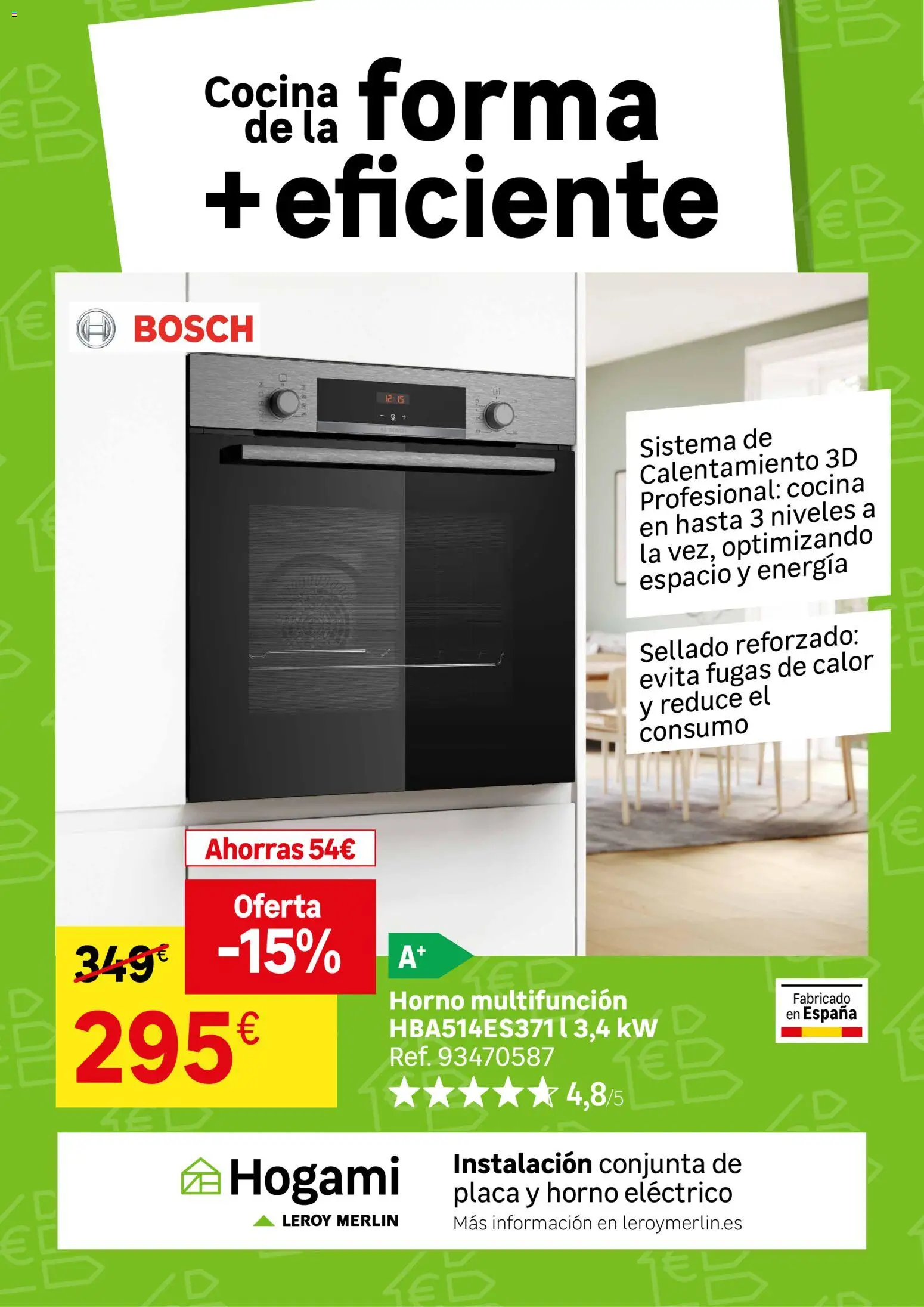 Leroy Merlin catálogo │ válido desde el 03.03.2026 | Página: 44 | Productos: Horno, Cocina