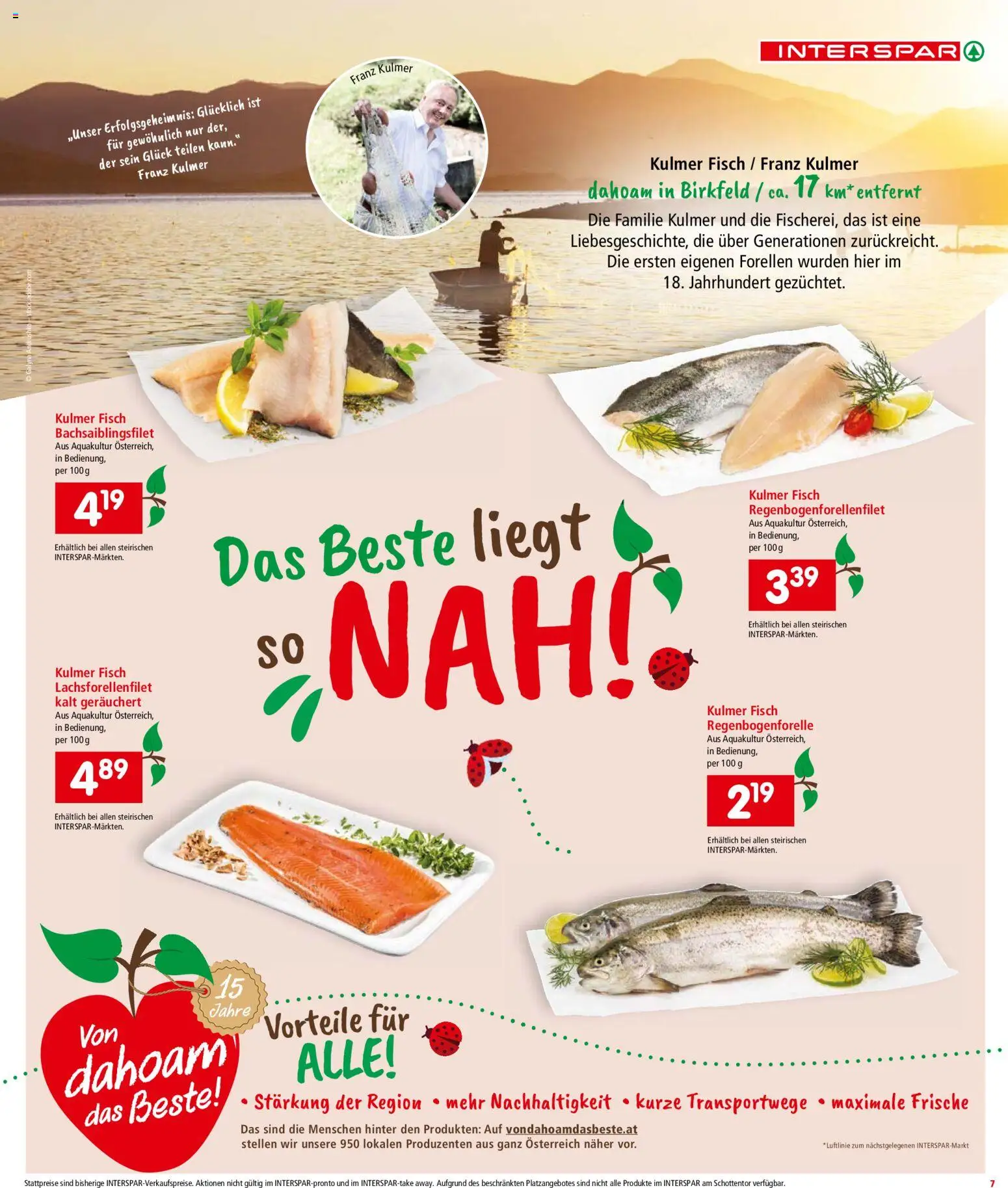 Interspar Flugblatt - Burgenland gültig ab 30.10.2025 | Seite: 7 | Produkte: Fisch
