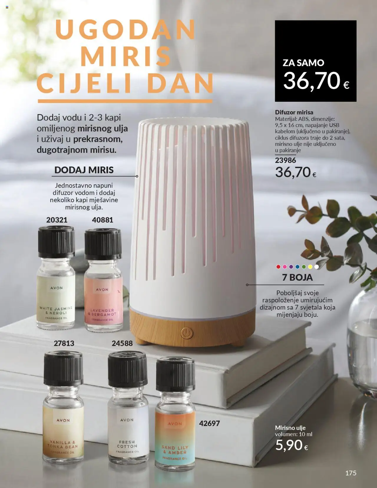 Avon katalog | vrijedi od 30.09.2025 | Stranica: 175 | Proizvodi: Miris, Ulje, USB