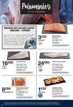 Monoprix - Prévisualisation de Monoprix catalogue valide à partir de 02.12.2025 | Page: 16 | Produits: Pêche, Farine, Poissonnerie, Saumon