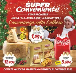 Anteprima del volantino SuperConveniente Gela/Avola/Lascari catalogo valido a partire dal 16.12.2025