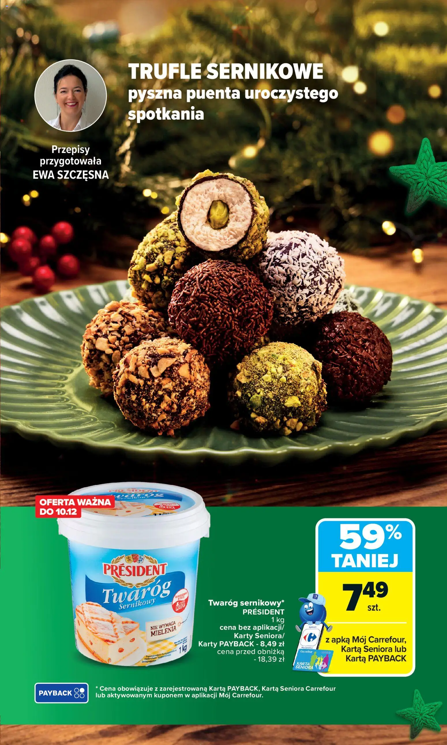 Carrefour Gazetka od 08.12.2025 | Strona: 2 | Produkty: Karta, Twaróg