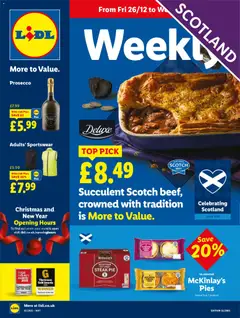 Preview of Lidl - Lidl Weekly Scotland valid from 26.12.2025