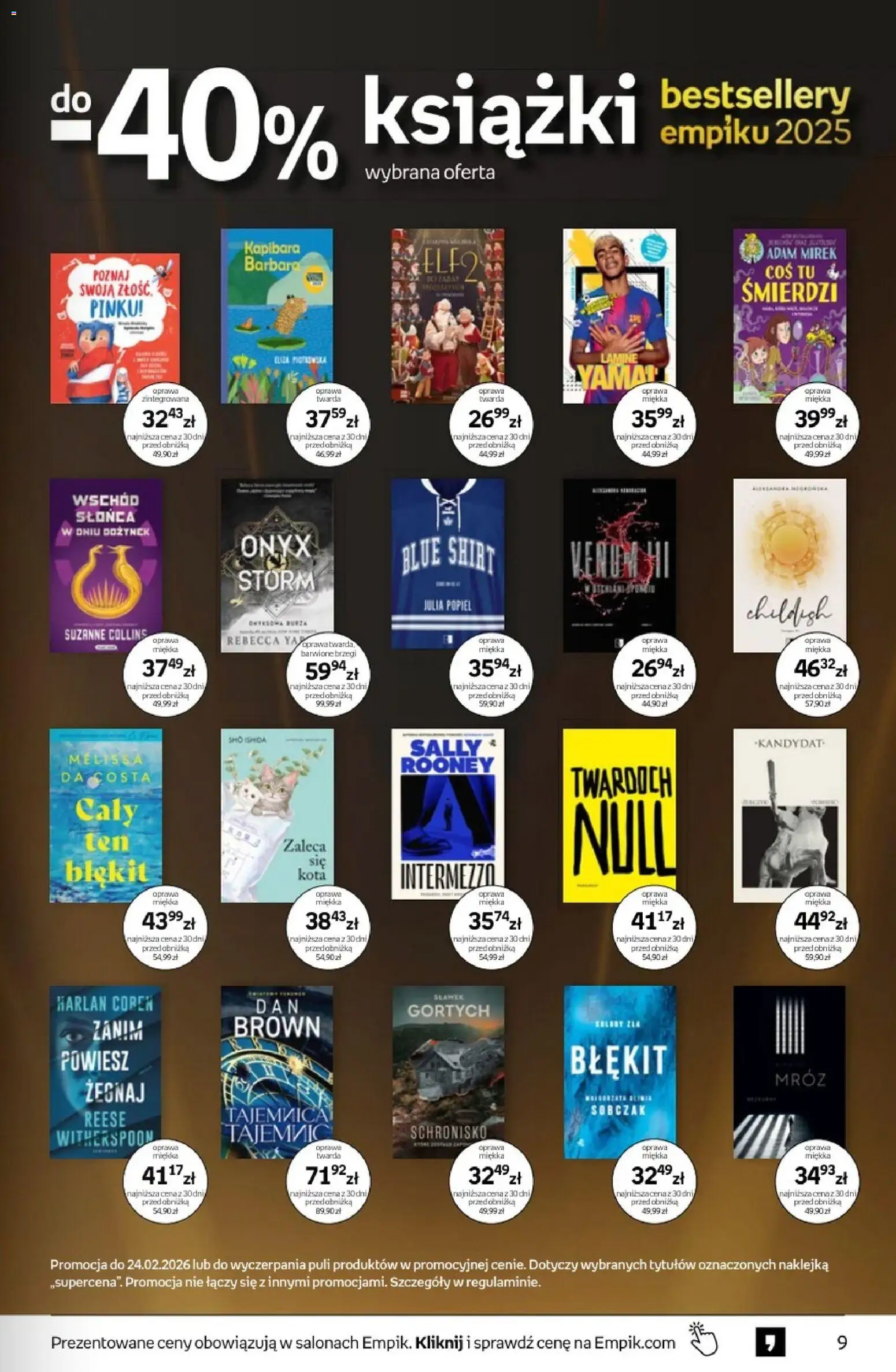 Empik promocje od 11.02.2026 | Strona: 9 | Produkty: Książki