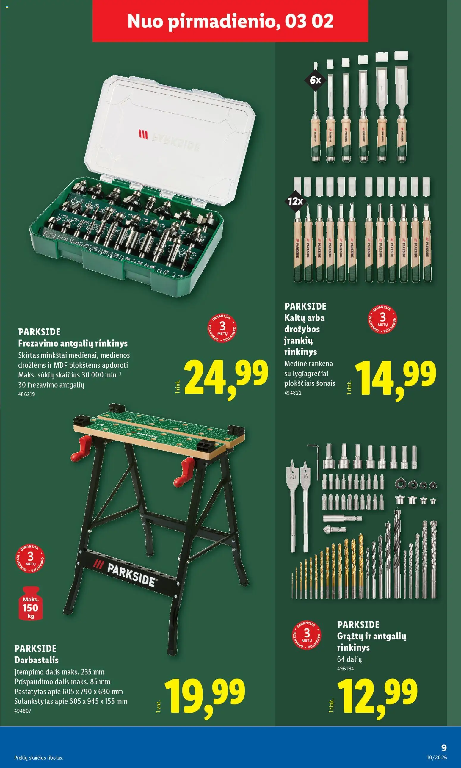 LIDL akcijos nuo 02.03.2026 | Puslapis: 9