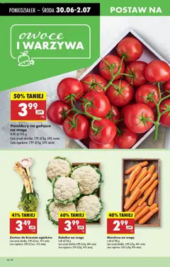 Biedronka gazetka od 30.06.2025 | Strona: 20 | Produkty: Kalafior, Pomidory, Warzywa, Owoce