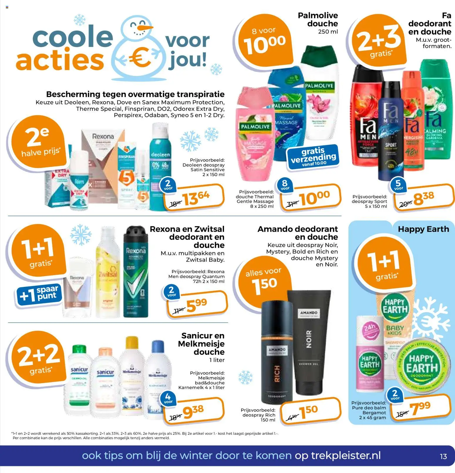 {H1} | Pagina: 13 | Producten: Deodorant, Kan, Karnemelk, Douche