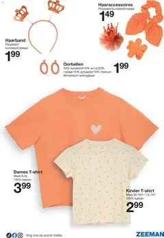 Zeeman folder - Voorbeeld van een folder van Zeeman, geldig van 04.04.2026 | Pagina: 19 | Producten: Oorbellen, Kinder