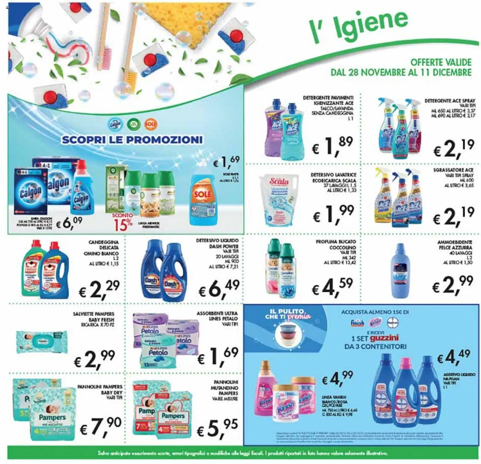 Volantino Coal del 28.11.2025 | Pagina: 25 | Prodotti: Ammorbidente, Sgrassatore, Pampers, Scala
