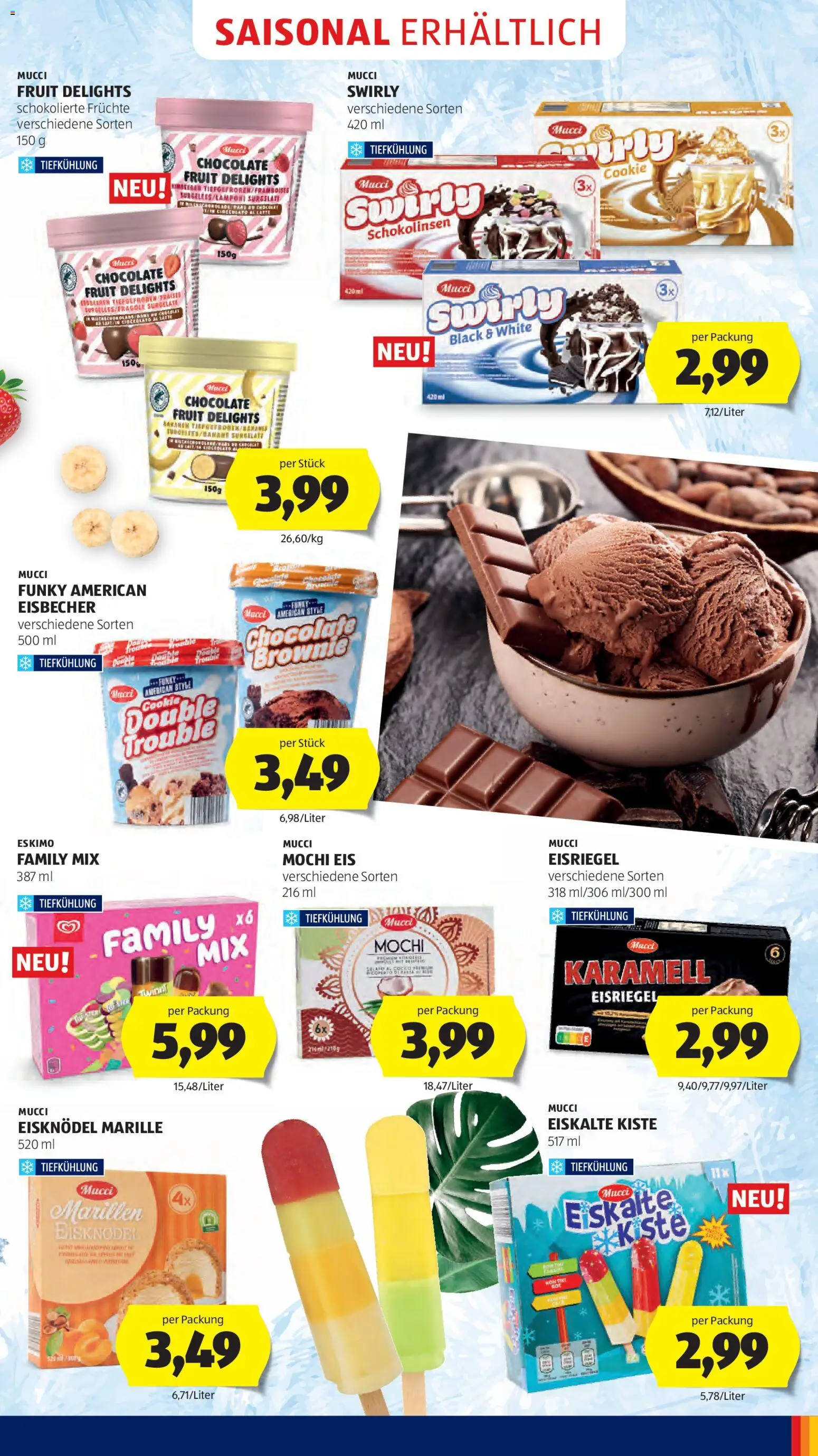 Hofer Flugblatt gültig ab 29.04.2026 | Seite: 11 | Produkte: Eis