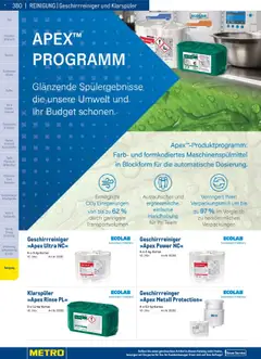 Metro angebote Angebote Gastro Non Food 2025 ab 02.12.2024 gültig | Seite: 380 | Produkte: Klarspüler, Eis