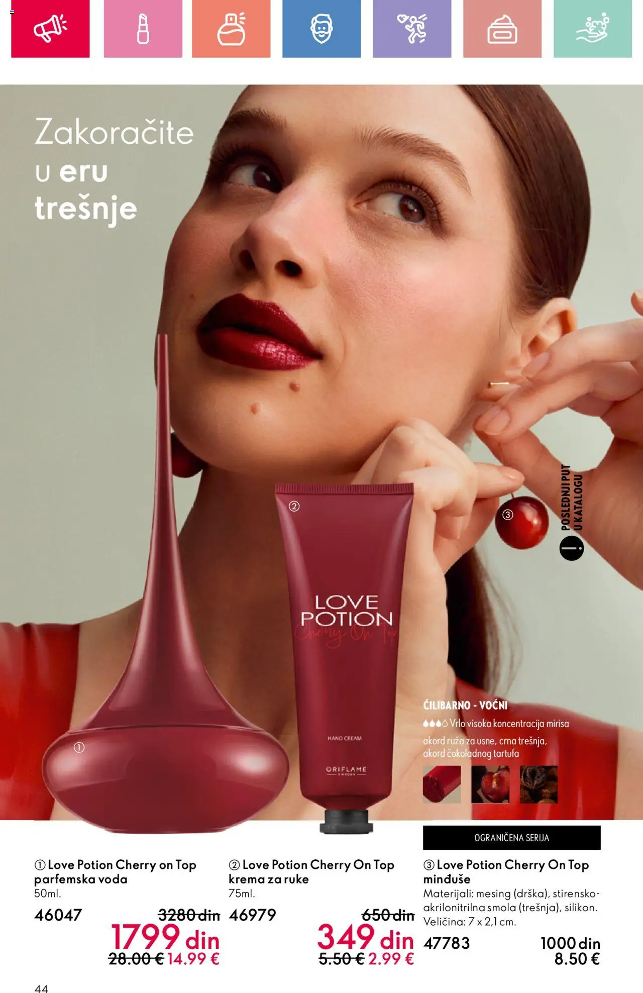 Oriflame katalog - važi od 22.06.2025 | Strana: 44 | Proizvode: Voda, Krema, Krema za ruke